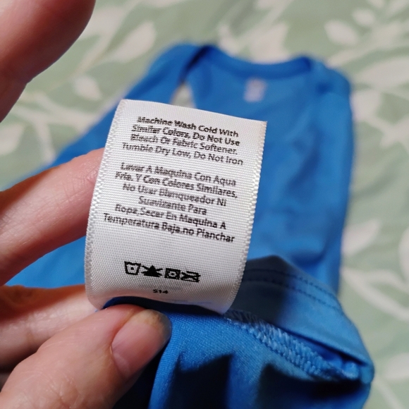 Athletic Works Bright Blue Racer Back Tank Top - Picture 4 of 7